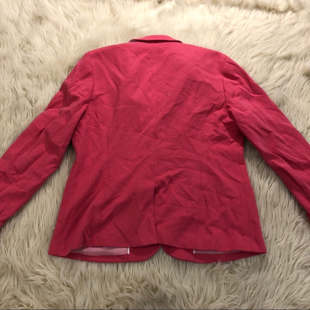 Talbots pink two button modern blazer - Picture 3 of 6